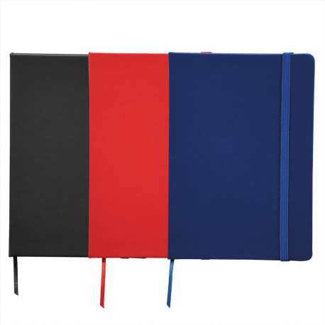 Promotional Journals & Noteboooks  - 5 x 7 inch Snap Elastic Closure Notebook