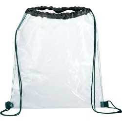 Clear Stadium Bags  - Rally Clear Drawstring Sportspack