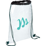 Clear Stadium Bags - Rally Clear Drawstring Sportspack