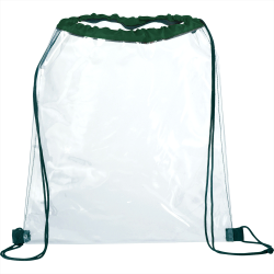 Clear Stadium Bags  - Rally Clear Drawstring Sportspack