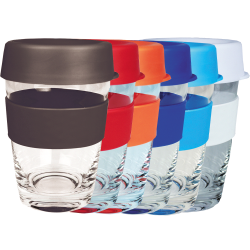 Reusable Coffee Cups - Glass  - Carry Cup Glass 340ml