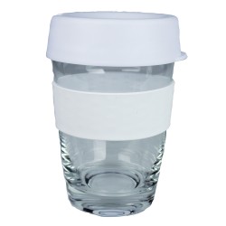 Reusable Coffee Cups - Glass  - Carry Cup Glass 340ml