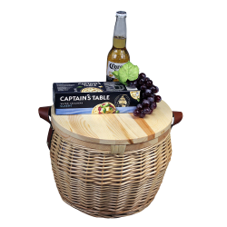 Cooler Bags  - Portofino Trekk Wicker Cooler Basket