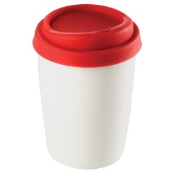 Coffee Mugs  - Ceramic Mug 250ml with Silicone Lid