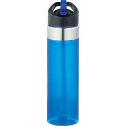Drink Bottles - Plastic - Drink Bottle with Foldaway Sipper 600ml