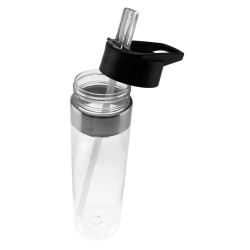 Drink Bottles - Plastic - Drink Bottle with Foldaway Sipper 600ml