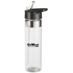 Drink Bottles - Plastic - Drink Bottle with Foldaway Sipper 600ml