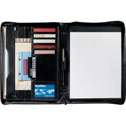 Non Leather Compendiums  - Renaissance Zippered Padfolio