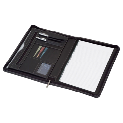 Non Leather Compendiums  - Manchester A4 Imitation Leather Zip Compendium