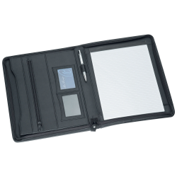 Non Leather Compendiums  - The Associate A4 Imitation Leather Zip Compendium