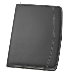Non Leather Compendiums  - The Flare A4 Imitation Leather Zip Compendium