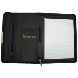 Non Leather Compendiums - The Stella A4 Zip Compendium with Calculator