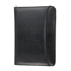Non Leather Compendiums  - The Manhattan A4 Imitation Leather Zip Compendium