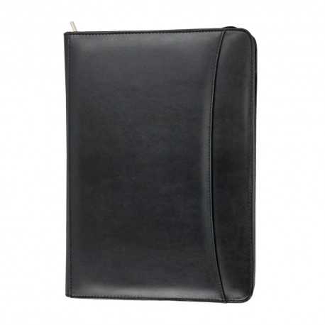 Non Leather Compendiums  - The Manhattan A4 Imitation Leather Zip Compendium