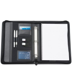 Non Leather Compendiums  - Glasgow A4 Compendium in Imitation Leather