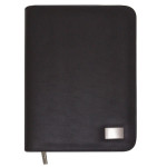 Ring Binder Compendiums - A5 Zippered Compendium with Metal Badge