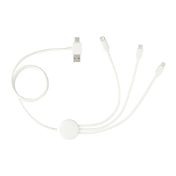 USB Hubs & Cables  - 5-in-1 Charging Cable with Antimicrobial Additive