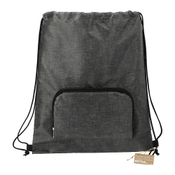 Drawstring Bags & Back Sacks  - Ash Recycled Packable Drawstring Bag