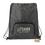Drawstring Bags &amp; Back Sacks - Ash Recycled Packable Drawstring Bag