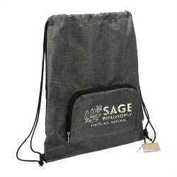 Drawstring Bags & Back Sacks - Ash Recycled Packable Drawstring Bag