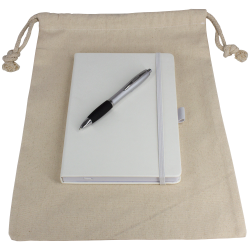 Drawstring Bags & Back Sacks  - Gift Set - Drawstring Bag + JournalBook + Pen