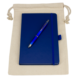 Drawstring Bags & Back Sacks  - Gift Set - Drawstring Bag + JournalBook + Pen