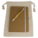 Drawstring Bags &amp; Back Sacks  - Gift Set - Drawstring Bag + JournalBook + Pen