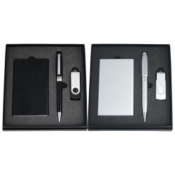 Business Gifts  - Powerbank, USB (4GB) and Pen Giftset