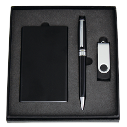 Business Gifts  - Powerbank, USB (4GB) and Pen Giftset