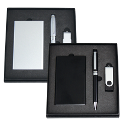 Business Gifts  - Powerbank, USB (8GB) and Pen Giftset