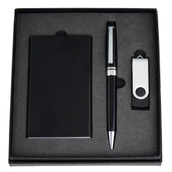 Business Gifts  - Powerbank, USB (8GB) and Pen Giftset