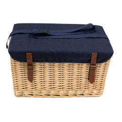 Picnic Sets  - Trekk Wicker Basket With Picnic Table