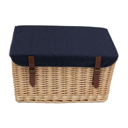 Picnic Sets  - Trekk Wicker Basket With Picnic Table