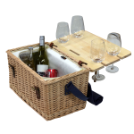 Picnic Sets - Trekk Wicker Basket With Picnic Table