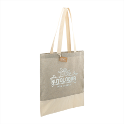 Cotton & Calico Tote Bags  - Split Recycled 150ml Cotton Twill Convention Tote
