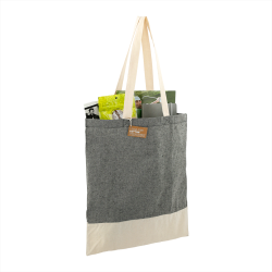 Cotton & Calico Tote Bags  - Split Recycled 150ml Cotton Twill Convention Tote
