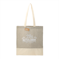 Cotton & Calico Tote Bags  - Split Recycled 150ml Cotton Twill Convention Tote