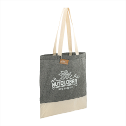 Cotton & Calico Tote Bags  - Split Recycled 150ml Cotton Twill Convention Tote