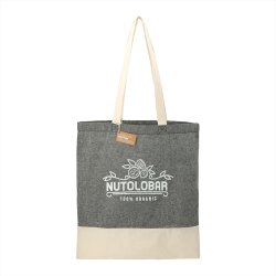 Cotton & Calico Tote Bags  - Split Recycled 150ml Cotton Twill Convention Tote