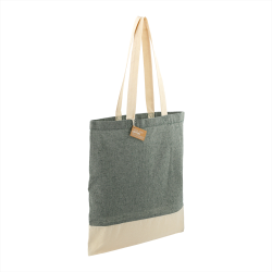 Cotton & Calico Tote Bags  - Split Recycled 150ml Cotton Twill Convention Tote