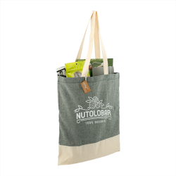 Cotton & Calico Tote Bags  - Split Recycled 150ml Cotton Twill Convention Tote