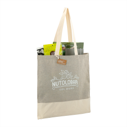 Cotton & Calico Tote Bags  - Split Recycled 150ml Cotton Twill Convention Tote