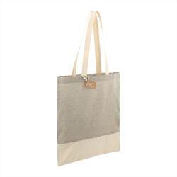 Cotton & Calico Tote Bags  - Split Recycled 150ml Cotton Twill Convention Tote