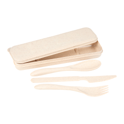 Homeware Products  - Bamboo Fiber Cutlery Set in Carry Case