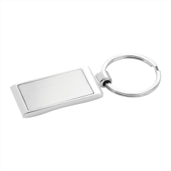 Metal Keyrings  - Wave Metal Key Ring