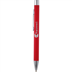 Metal Promotional Pens  - The Maven Soft Touch Metal Pen