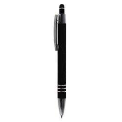 Metal Promotional Pens  - Lyon Click Action Ballpoint Pen with Stylus