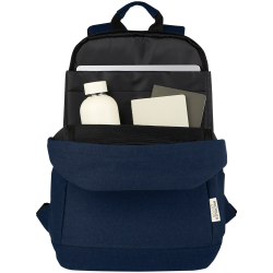 Backpacks  - Darani GRS Recycled Canvas Anti-theft 15 Inch Laptop Backpack