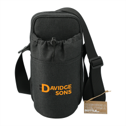 Cooler Bags  - Traver RPET Adjustable Bottle Sling Cooler w/ Pouch
