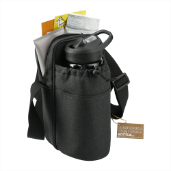 Cooler Bags  - Traver RPET Adjustable Bottle Sling Cooler w/ Pouch